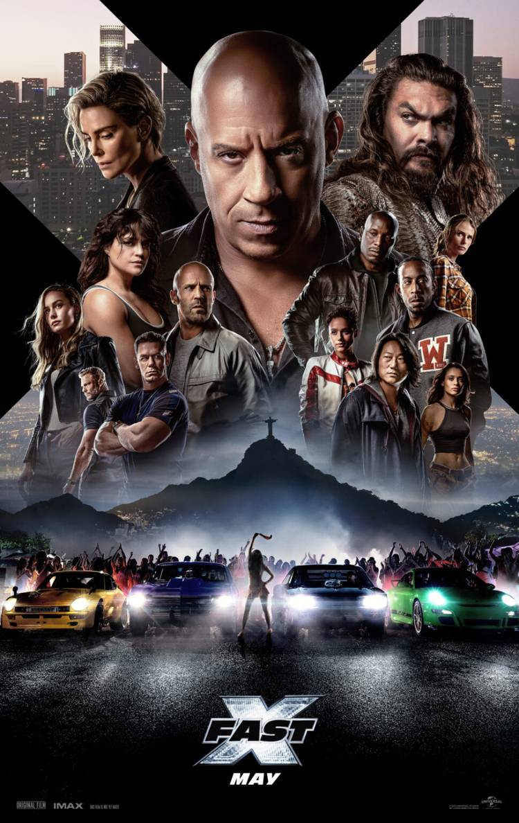 Fast X official movie poster with entire cast