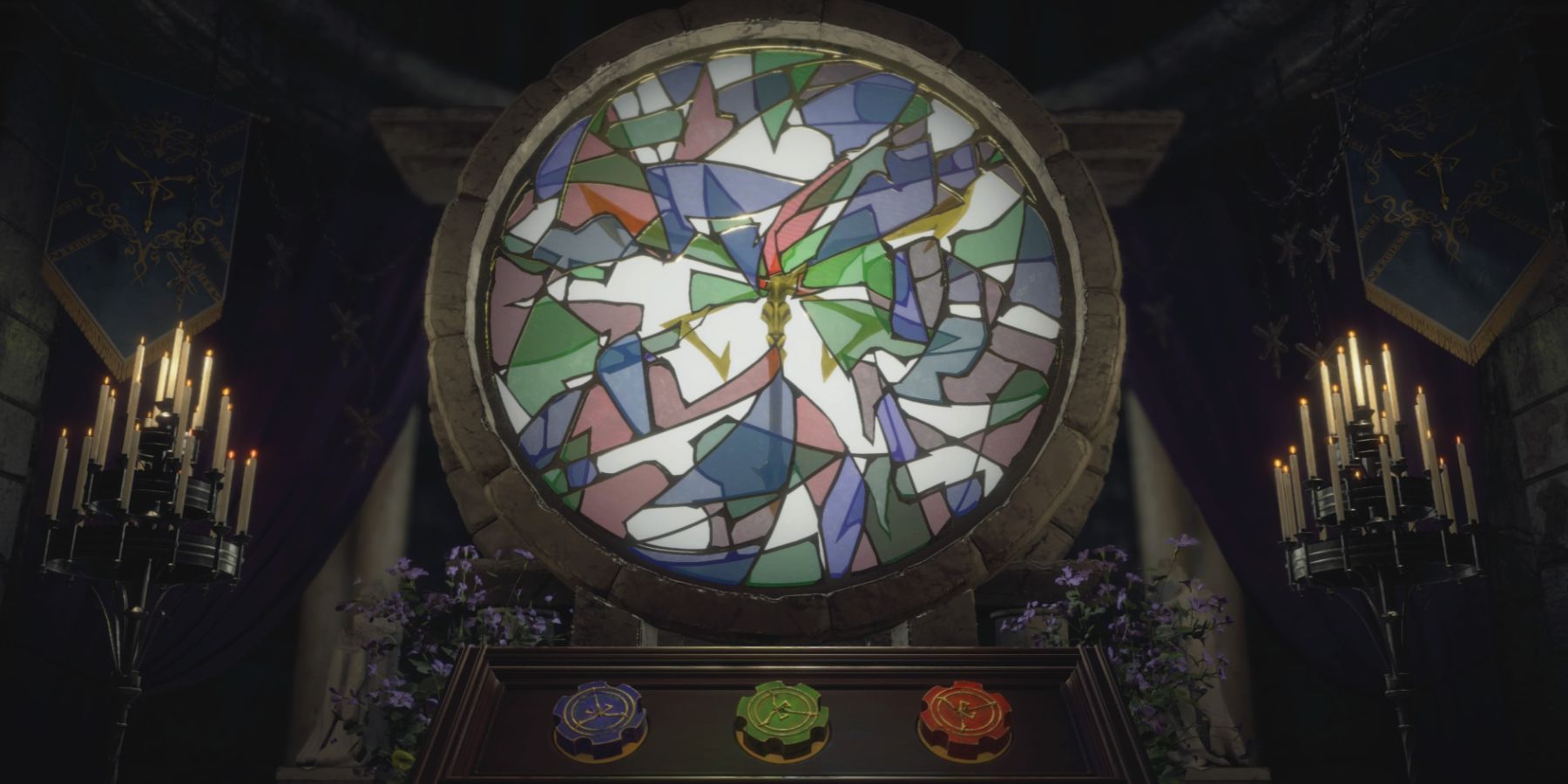 The Stained-Glass Window puzzle in Resident Evil 4 Remake