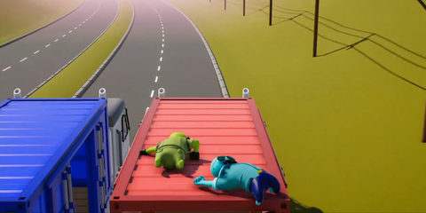 Gang Beasts Laying Down