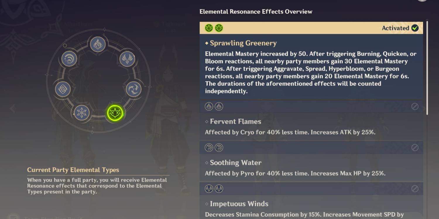 All Elemental Resonance In Genshin Impact, Ranked 6 Dendro Resonance - Sprawling Greenery