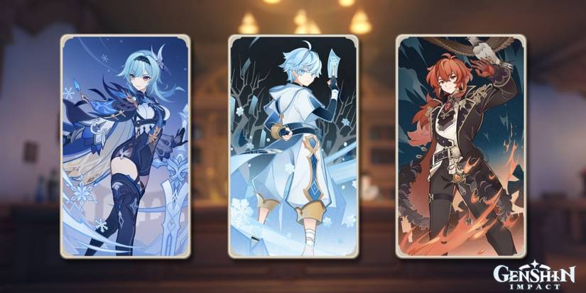 Genshin Impact Genius Invokation TCG Eula Chongyun Diluc-1