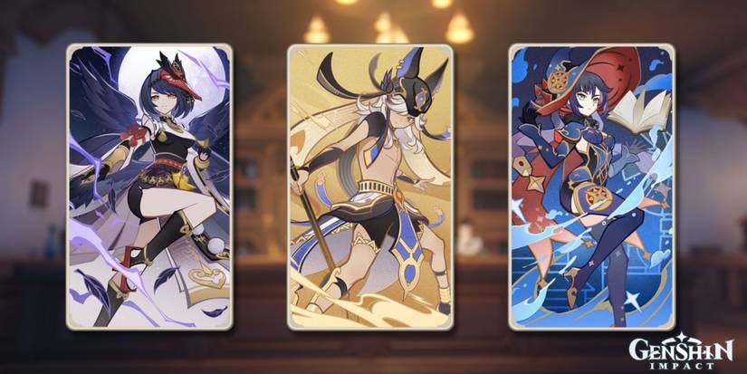 Genshin Impact Genius Invokation TCG Sara Cyno Mona