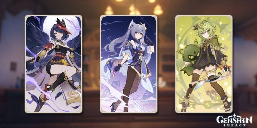 Genshin Impact Genius Invokation TCG Sara Keqing Collei