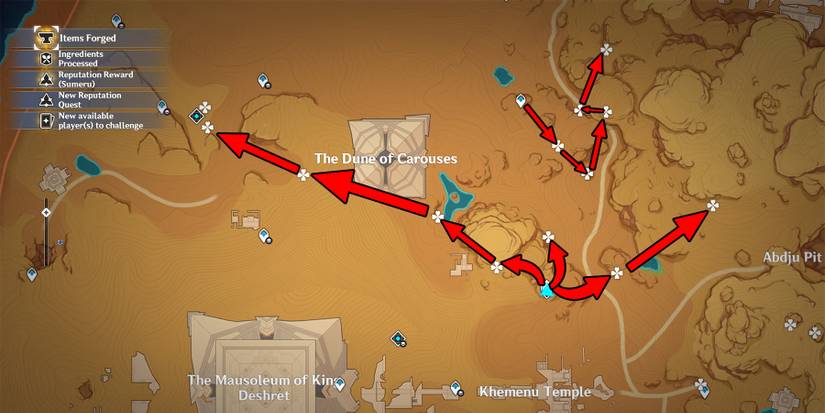 genshin impact henna berry locations near dune of carouses