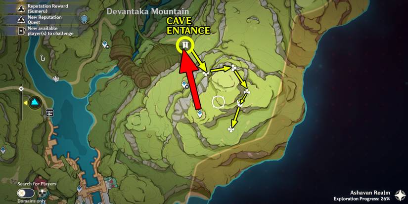 genshin impact rukkashava mushrooms location near devantaka mountain