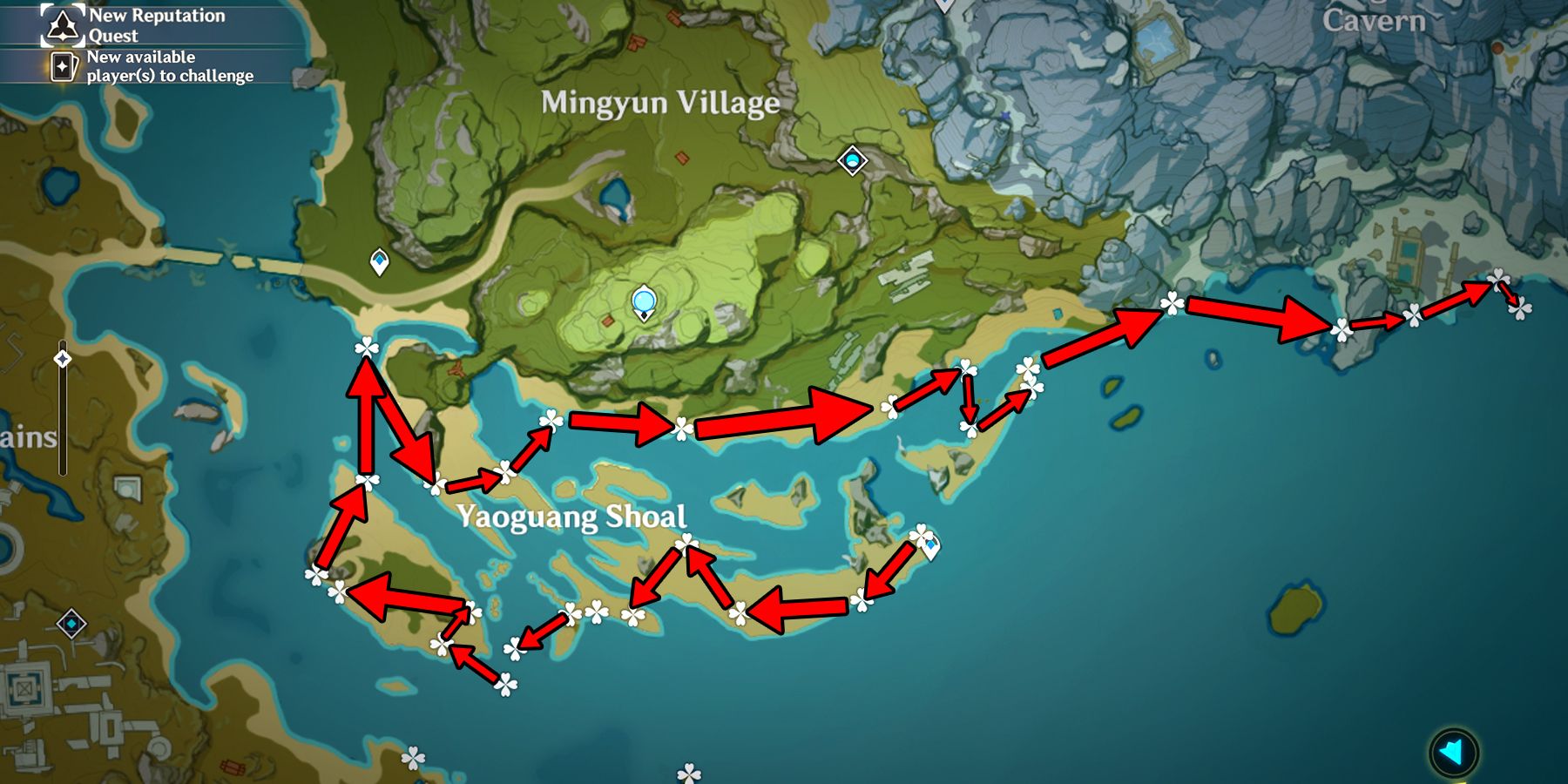 genshin impact starconch locations in yaoguang shoa