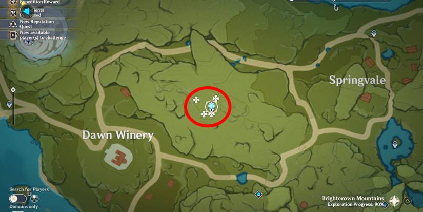 genshin impact windwheel aster location in dawn winery