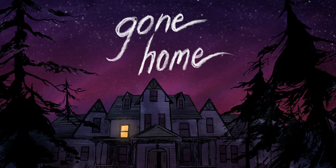 The title screen from Gone Home