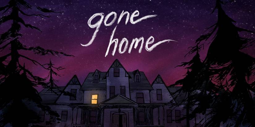 The title screen from Gone Home