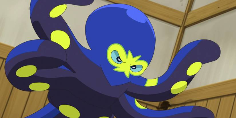 Grapploct baring its tentacles