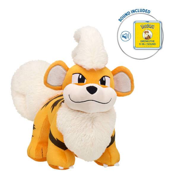 pokemon growlithe build a bear plush toy