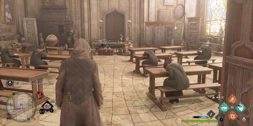 Beginning the History of Magic Class side quest in Hogwarts Legacy