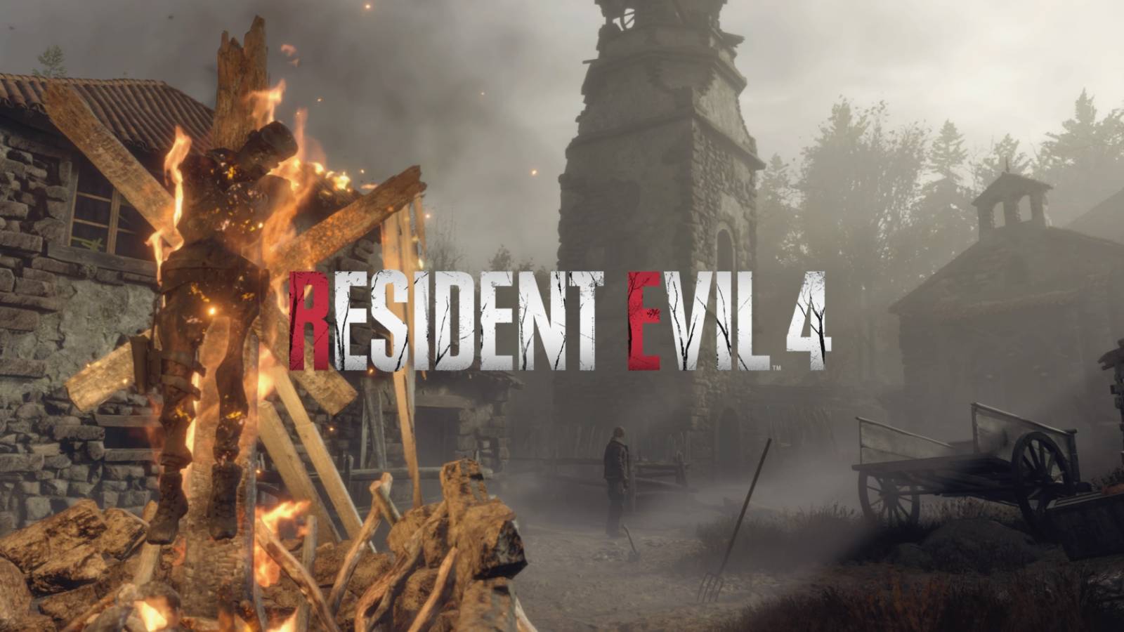 The Resident Evil 4 Remake title screen