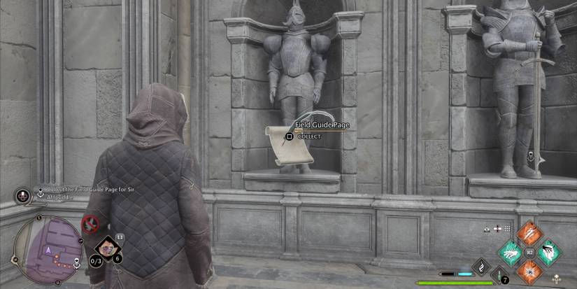 Finding a Field Guide Page in Hogwarts Legacy