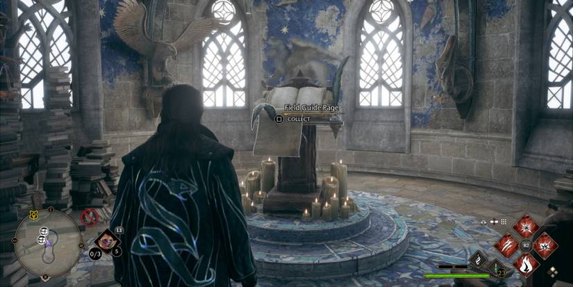 The admittance room in Hogwarts Legacy