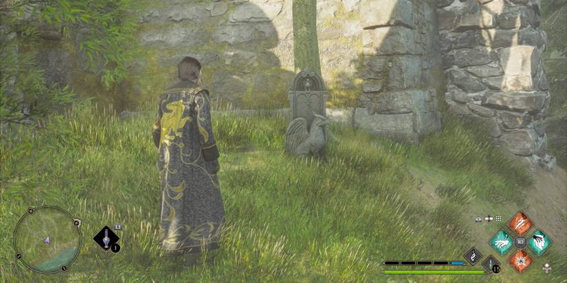 Hagrid's Memorial in Hogwarts Legacy