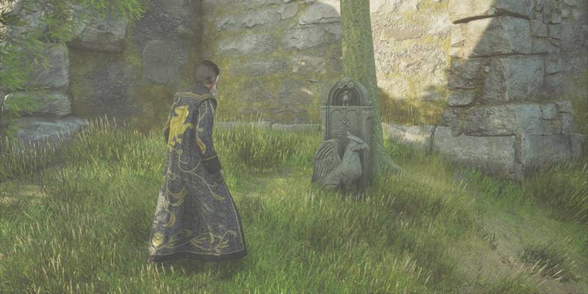 Hagrid's Memorial in Hogwarts Legacy