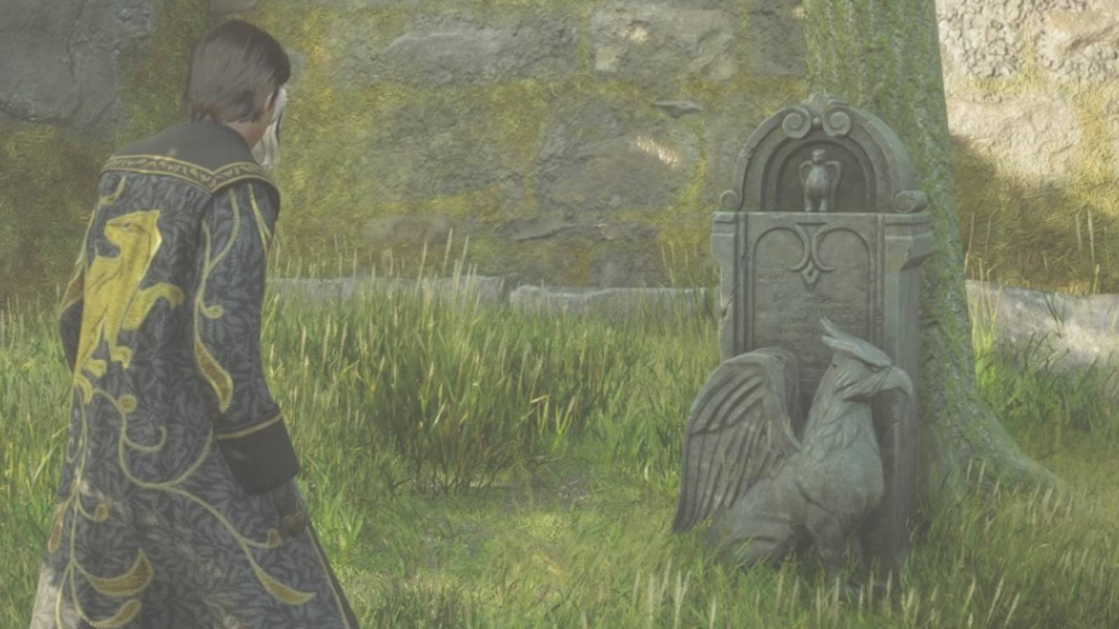 Hagrid's Memorial in Hogwarts Legacy