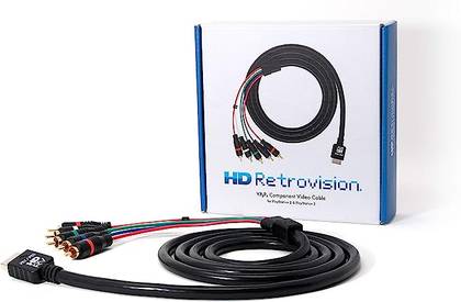HD Retrovision PS2 Component Cables Product Shot