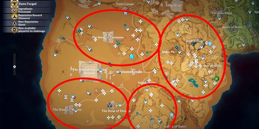 henna berry locations in genshin impact