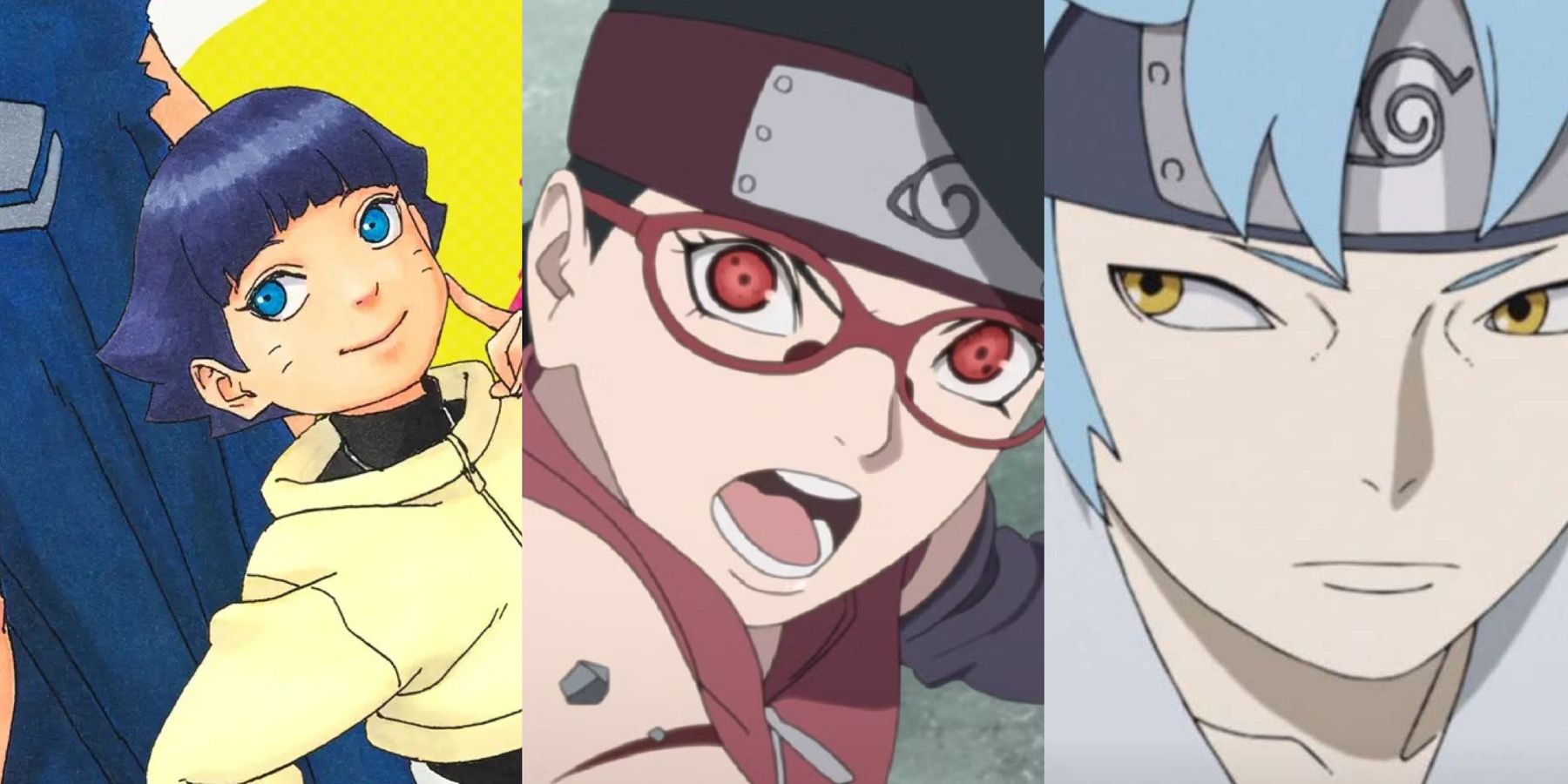 Himawari sarada mitsuki boruto