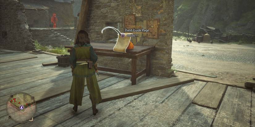 hogsmeade valley field guide page location in hogwarts legacy