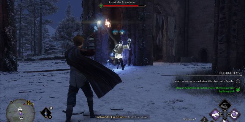 hogwarts legacy ashwinder executioner defenses