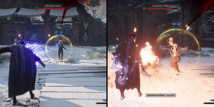 hogwarts legacy ashwinder soldier attacks