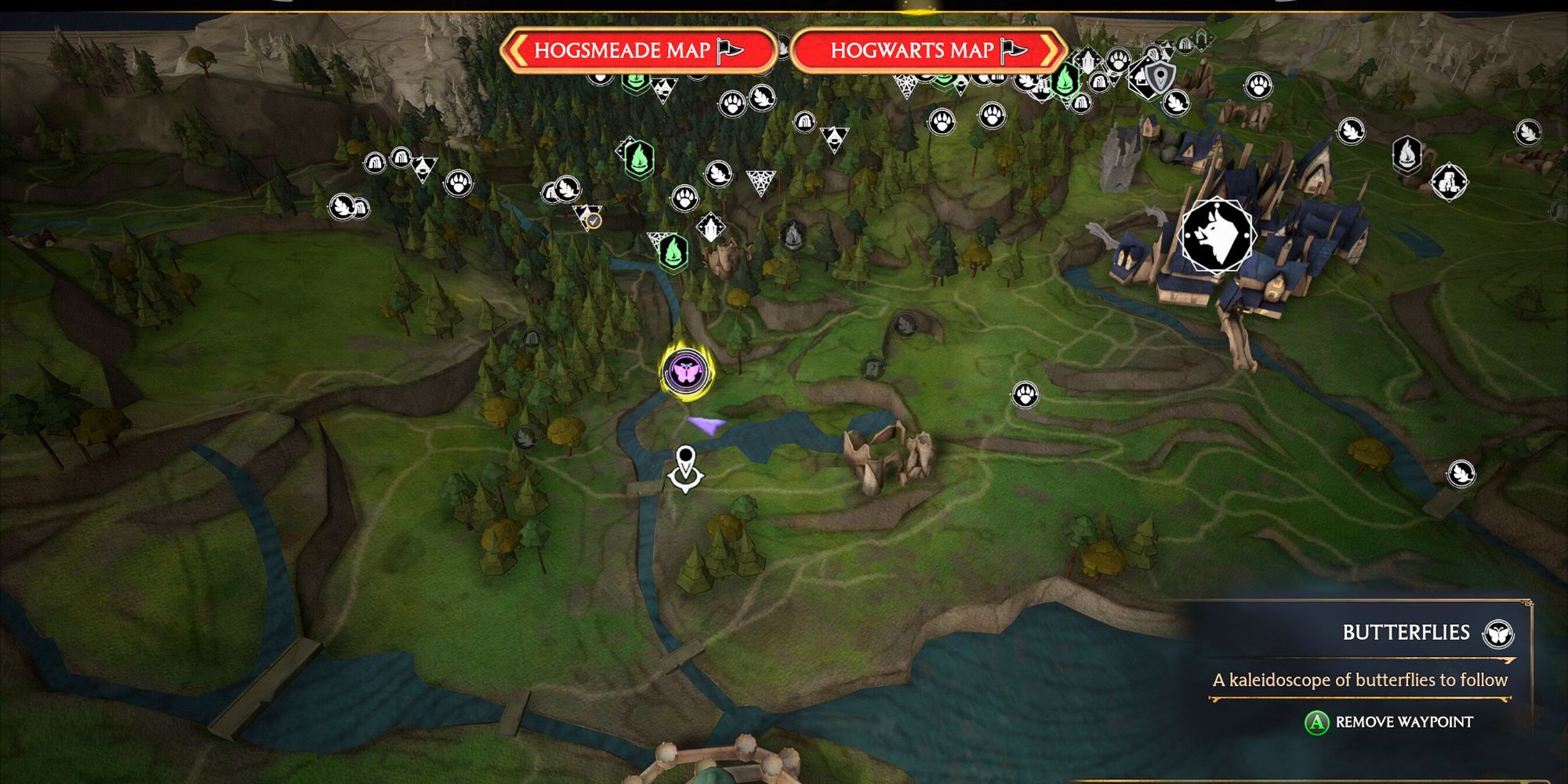 Hogwarts Legacy All Butterfly Locations