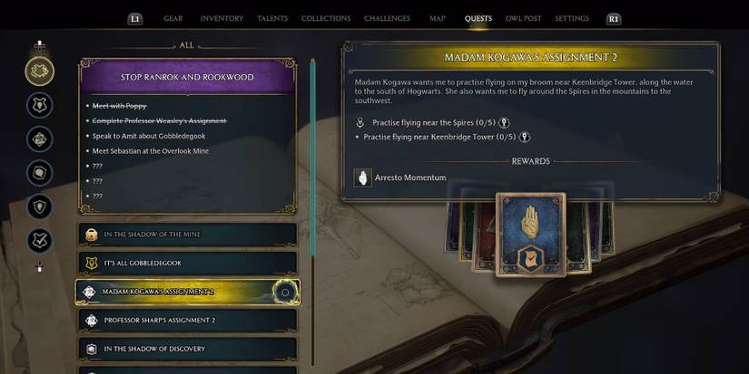 hogwarts legacy completing madam kogawas assignment 2