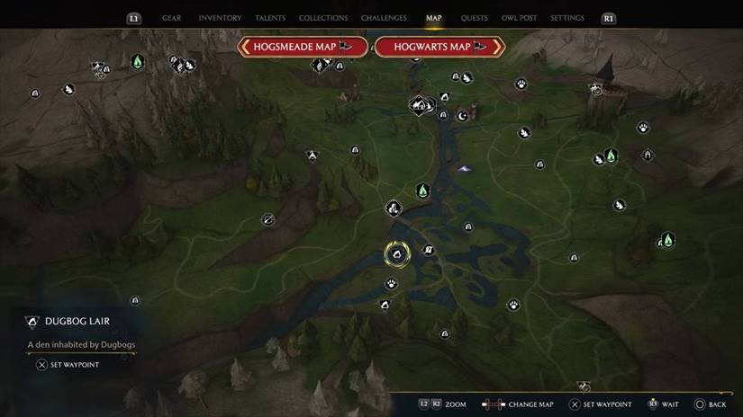 Hogwarts Legacy Dugbog Lair
