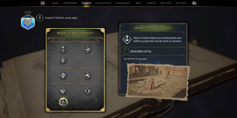 hogwarts legacy edurus potion potency