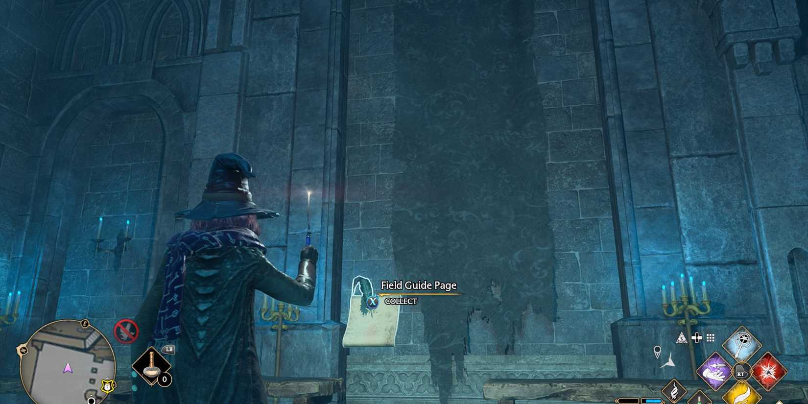 Hogwarts Legacy field guide page Death Day Party Room 