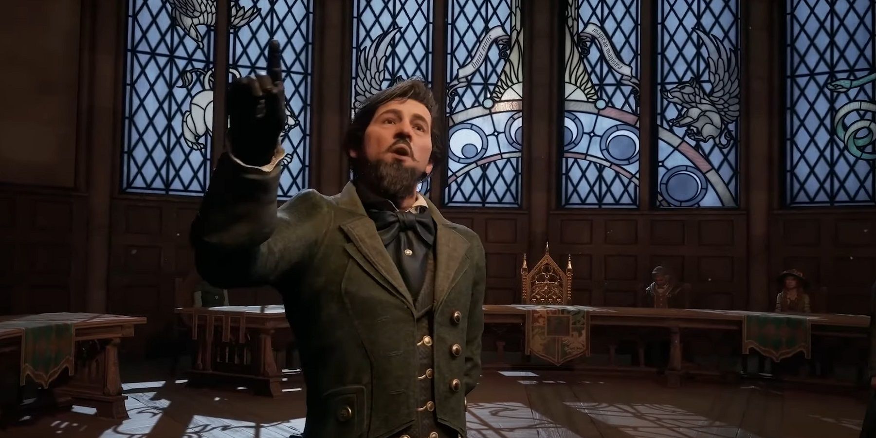 A clip from Hogwarts Legacy hints Headmaster Black shares his family's hateful views of non-pure blood wizards and witches.