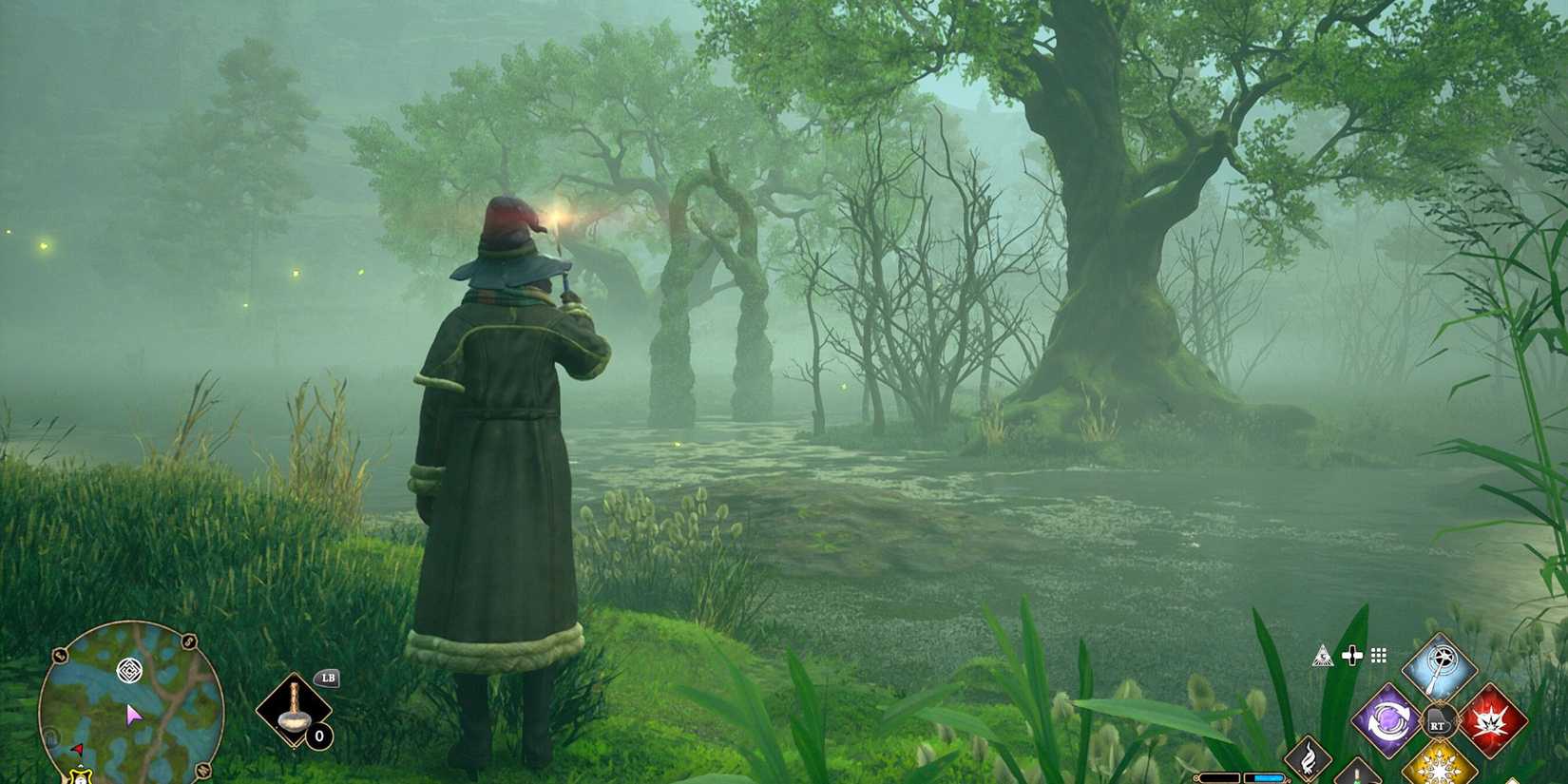 Hogwarts Legacy South Sea Bog hedge maze location