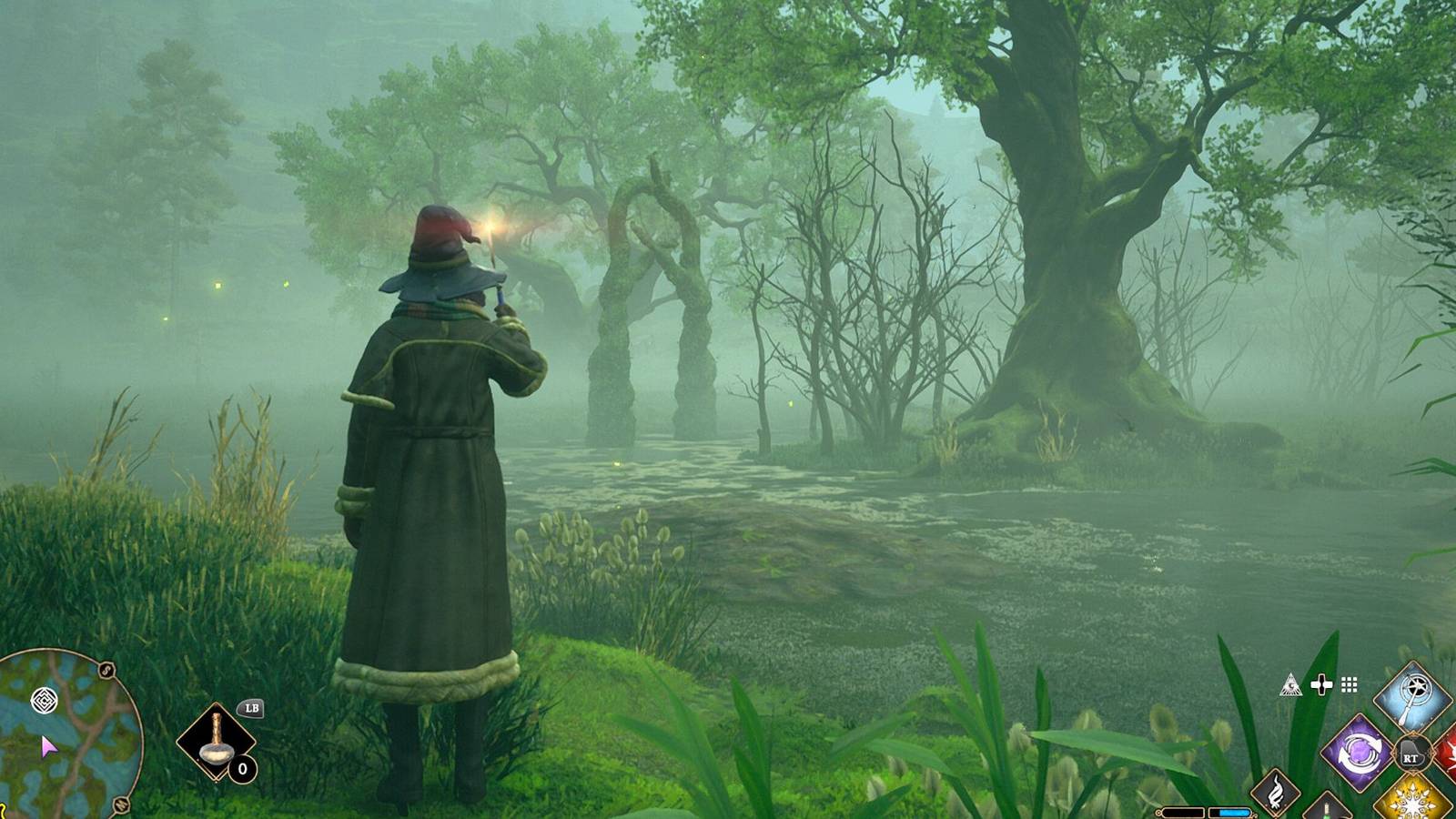 Hogwarts Legacy South Sea Bog hedge maze location