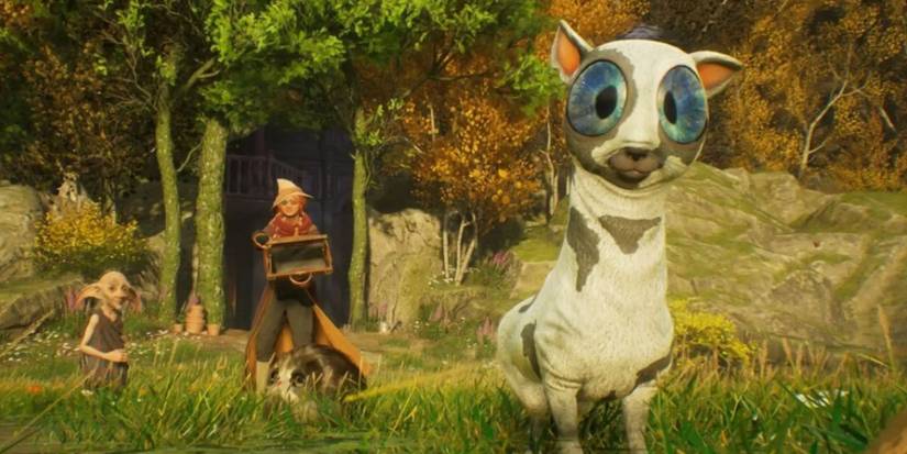 Mooncalf in vivarium 