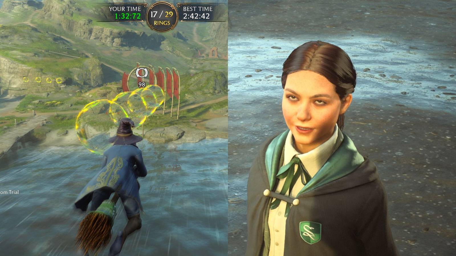 Hogwarts Legacy The Sky is the Limit Coastal Broom time trial and Imelda Reyes