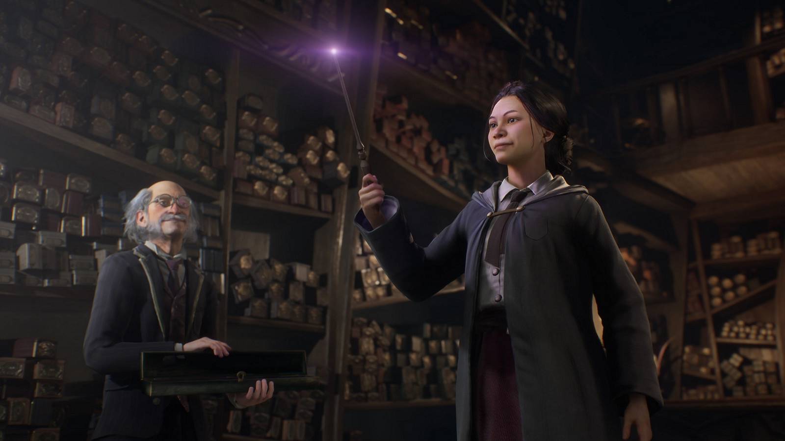 hogwarts legacy wand shop