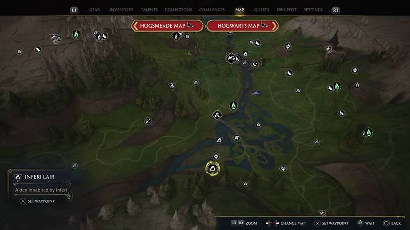 Hogwarts Legacy_Inferi Location