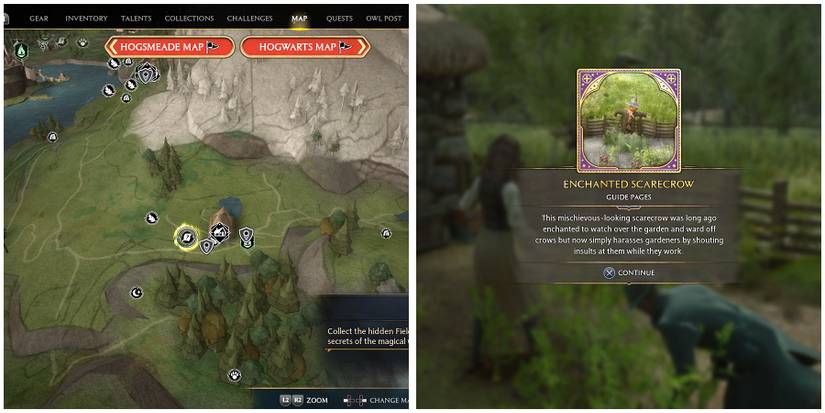 hogwarts valley field guide page 8 location in hogwarts legacy