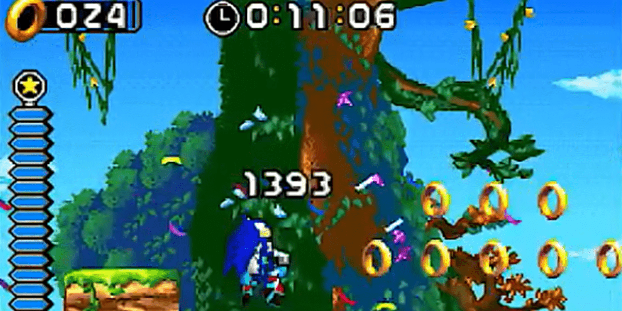 Sonic Rush gameplay