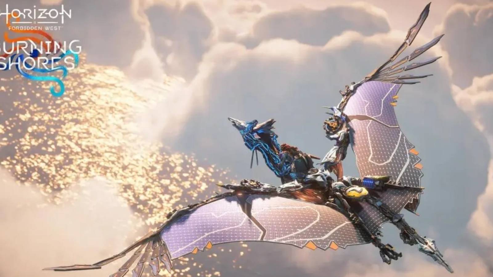 Horizon Burning Shores Flying