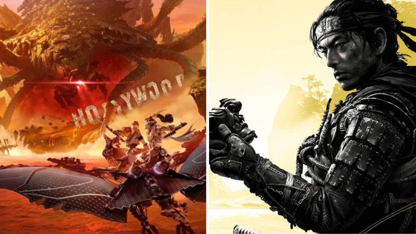 Horizon Burning Shores x Ghost of Tsushima