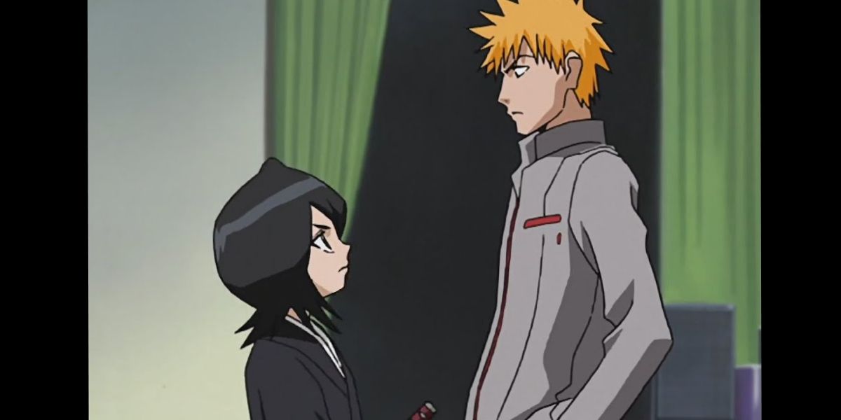 Ichigo meets Rukia for the first time