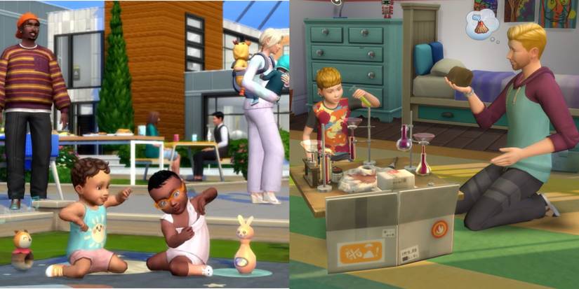 Infants, Children and Parents in The Sims 4