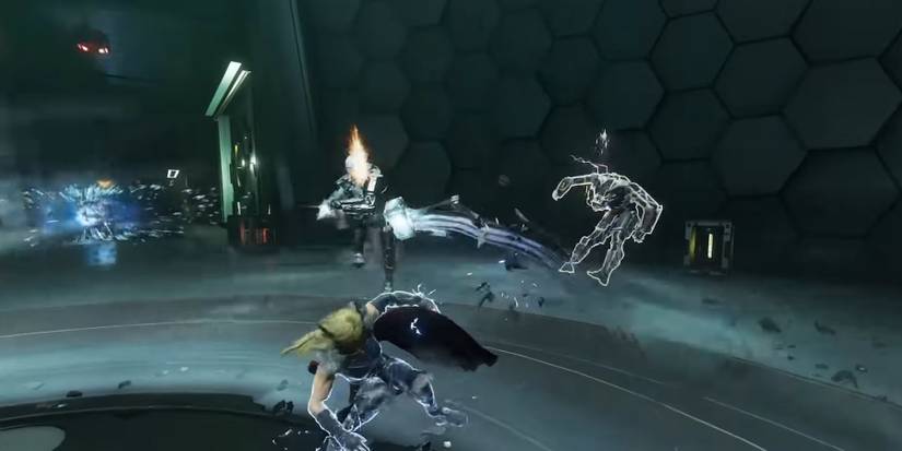 Jane Foster Mjolnir spinning around