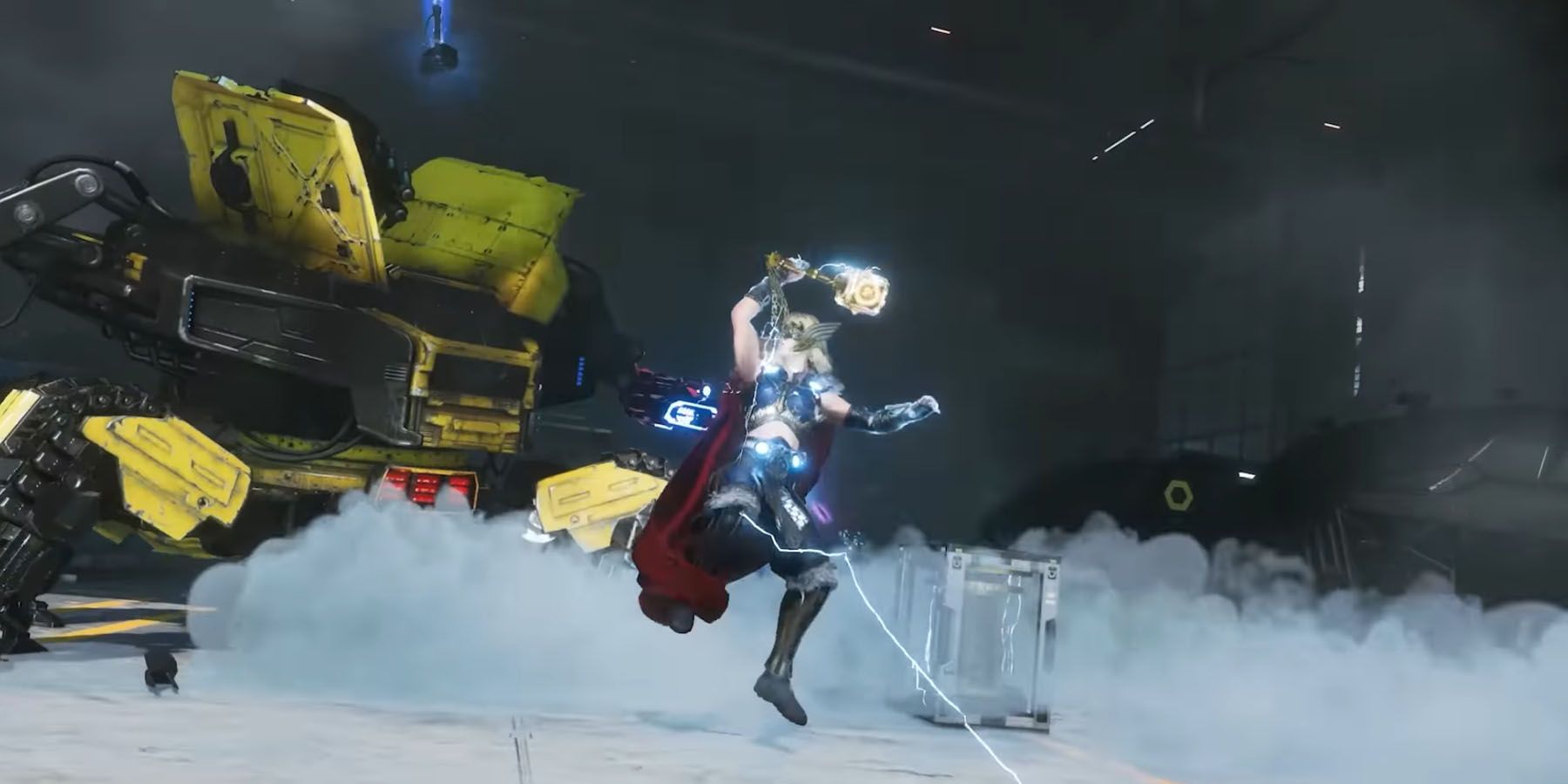 Jane Foster preparing a melee attack