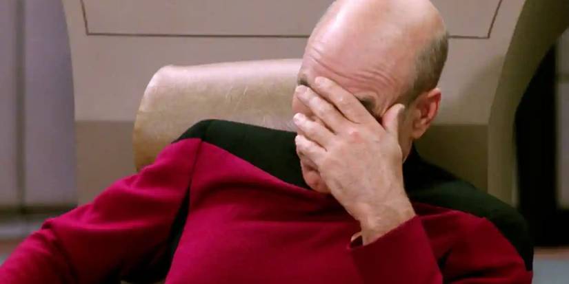 Jean Luc Picard Facepalming