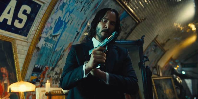 Keanu Reeves in John Wick: Chapter 4 Paris metro scene
